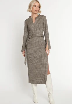 Online Ana Alcazar Midikleid Miale Beige