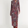 Fashion Ana Alcazar Midikleid Mokyla Mehrfarbig