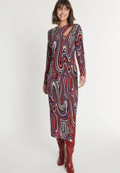 Fashion Ana Alcazar Midikleid Mokyla Mehrfarbig