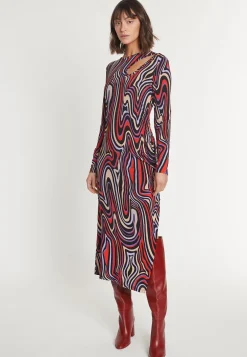 Fashion Ana Alcazar Midikleid Mokyla Mehrfarbig