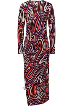 Fashion Ana Alcazar Midikleid Mokyla Mehrfarbig