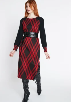 Discount Ana Alcazar Midikleid Soani Rot