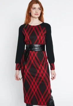 Discount Ana Alcazar Midikleid Soani Rot