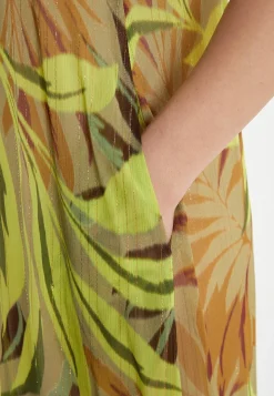 Hot Ana Alcazar Midikleid Zapara Mehrfarbig