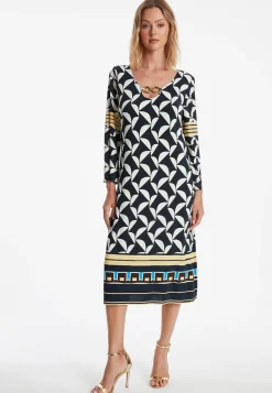 Fashion Ana Alcazar Midikleid Zilmi Mehrfarbig