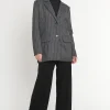 Fashion Ana Alcazar Nadelstreifen Blazer Mesea