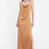 Best Ana Alcazar Neckholderkleid Pahamy Braun