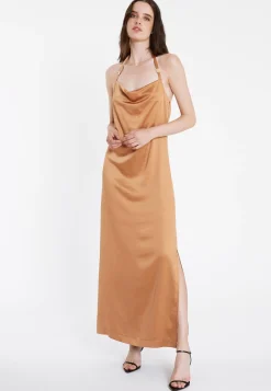 Best Ana Alcazar Neckholderkleid Pahamy Braun