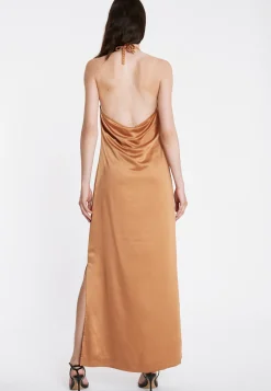 Best Ana Alcazar Neckholderkleid Pahamy Braun