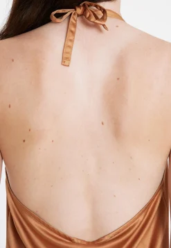 Best Ana Alcazar Neckholderkleid Pahamy Braun