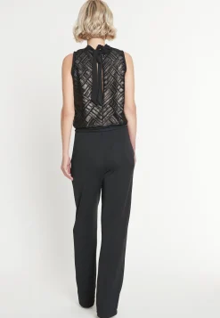 Hot Ana Alcazar Night Out Jumpsuit Madly Schwarz