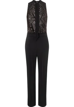 Hot Ana Alcazar Night Out Jumpsuit Madly Schwarz