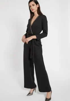 Fashion Ana Alcazar Night-Out Jumpsuit Ejkosa Schwarz