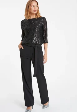 Fashion Ana Alcazar Night-Out Jumpsuit Salka Schwarz