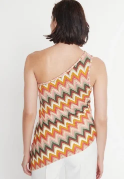 Fashion Ana Alcazar One-Shoulder Top Poesa