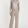 Outlet Ana Alcazar Pailletten Jumpsuit Tafila Silber