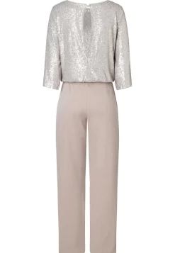 Outlet Ana Alcazar Pailletten Jumpsuit Tafila Silber