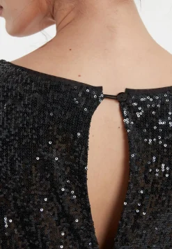 Clearance Ana Alcazar Pailletten Jumpsuit Tafine Schwarz