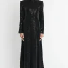 Discount Ana Alcazar Pailletten Maxikleid Sagata