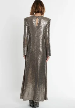 Outlet Ana Alcazar Pailletten Maxikleid Sagaty