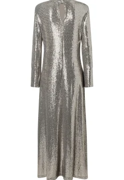Outlet Ana Alcazar Pailletten Maxikleid Sagaty