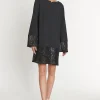 New Ana Alcazar Pailletten Mix Kleid Magola