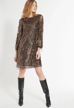 Best Ana Alcazar Paillettenkleid Ecaiby Braun