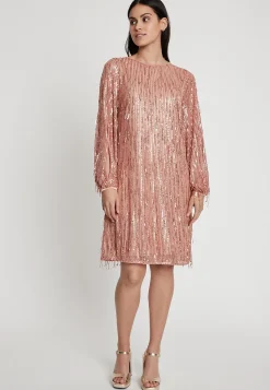 Hot Ana Alcazar Paillettenkleid Ibies Rosa