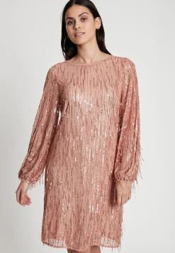 Hot Ana Alcazar Paillettenkleid Ibies Rosa