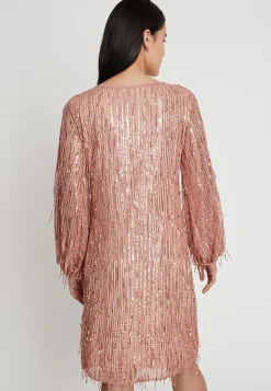 Hot Ana Alcazar Paillettenkleid Ibies Rosa