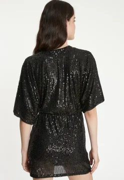 Online Ana Alcazar Paillettenkleid Tafara Schwarz