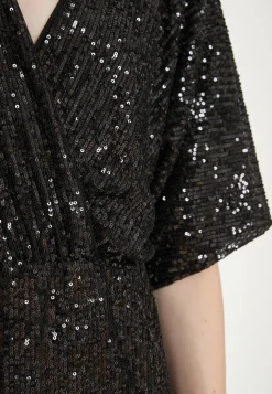 Online Ana Alcazar Paillettenkleid Tafara Schwarz