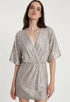 Best Ana Alcazar Paillettenkleid Tafora Silber