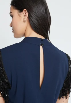 Discount Ana Alcazar Partykleid Imolys Blau