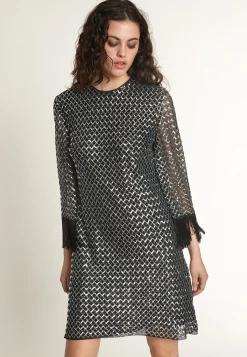 Outlet Ana Alcazar Partykleid Odena Silber