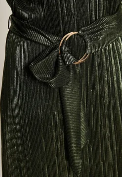 Hot Ana Alcazar Plisseekleid Ogaba Grün