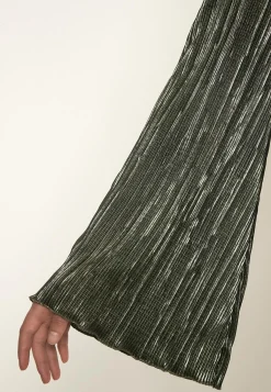 Hot Ana Alcazar Plisseekleid Ogaba Grün