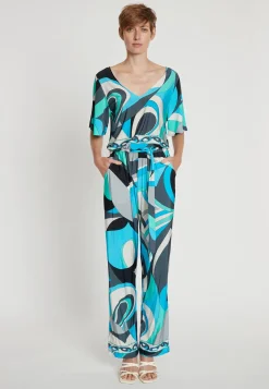 New Ana Alcazar Print Jumpsuit Lotani Mehrfarbig