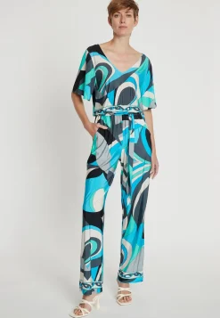 New Ana Alcazar Print Jumpsuit Lotani Mehrfarbig