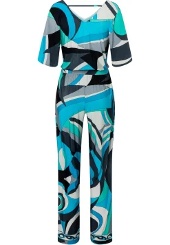 New Ana Alcazar Print Jumpsuit Lotani Mehrfarbig