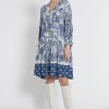 Hot Ana Alcazar Printkleid Famna Blau