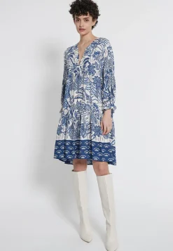 Hot Ana Alcazar Printkleid Famna Blau