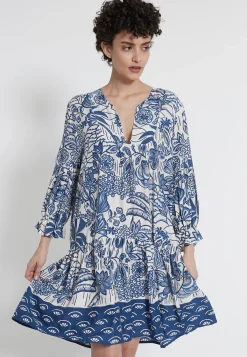 Hot Ana Alcazar Printkleid Famna Blau