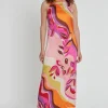 Outlet Ana Alcazar Printkleid Kaffa Mehrfarbig