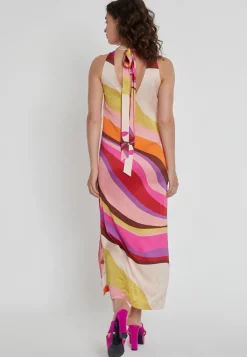 Outlet Ana Alcazar Printkleid Kaffa Mehrfarbig