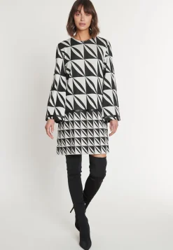 Clearance Ana Alcazar Printkleid Milora Schwarz&Weiß