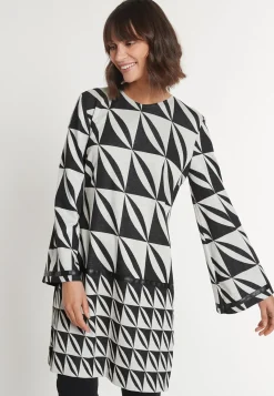 Clearance Ana Alcazar Printkleid Milora Schwarz&Weiß