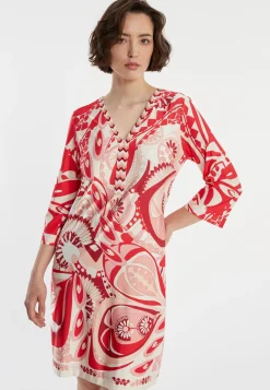 Sale Ana Alcazar Printkleid Zinea Rot