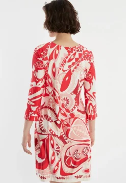 Sale Ana Alcazar Printkleid Zinea Rot