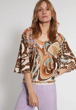 Sale Ana Alcazar Printtop Fisona Braun